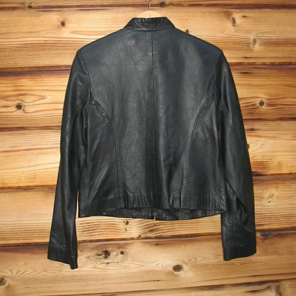 Black Leather Jacket  - Picture 4 of 6